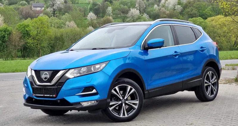 nissan podkarpackie Nissan Qashqai cena 82900 przebieg: 77400, rok produkcji 2017 z Łomża